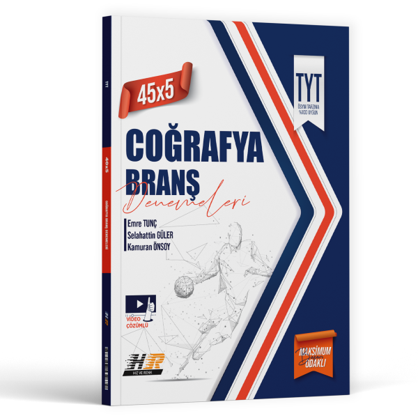 TYT HIZ ve RENK DENEME COĞRAFYA (45*5) - 25-26